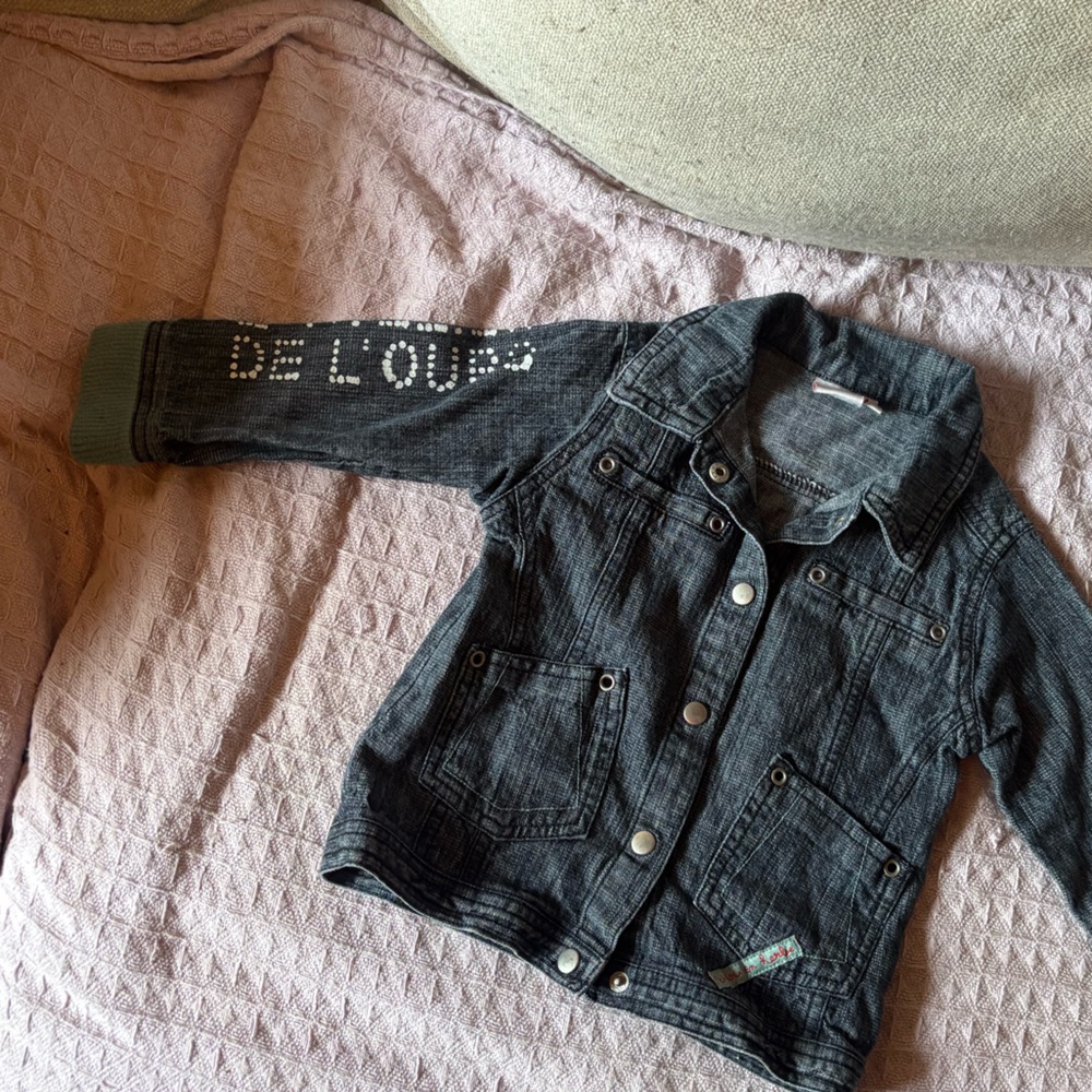 Toddler Denim Jacket / Gender Neutral - Picture 2 of 6
